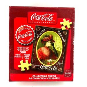 Coca-Cola Collectible Puzzle Series Delicious Refreshing 500 Pce Victorian Woman